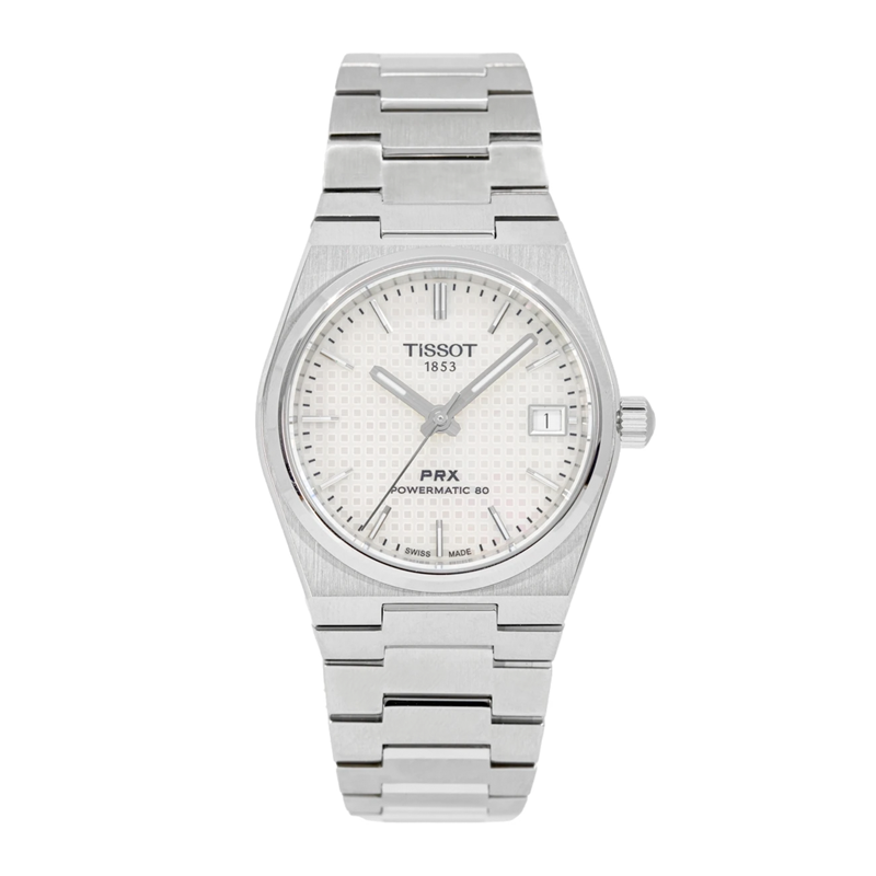 Tissot PRX 35mm com quadrados