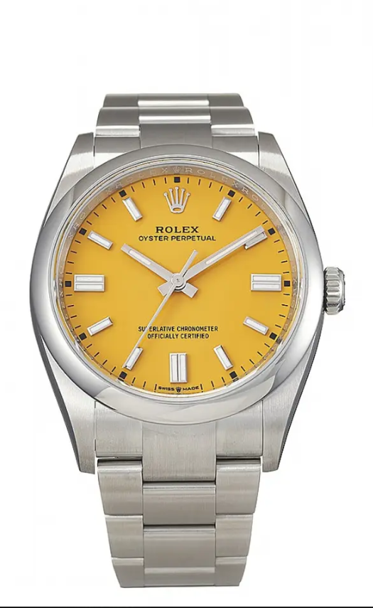 Rolex Oyster Perpetual com acabamento simples