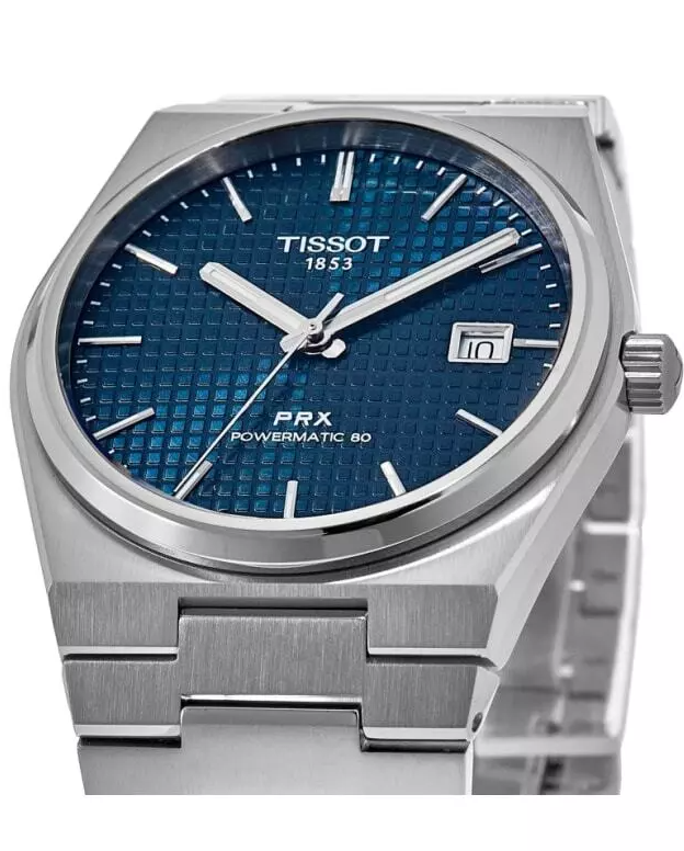 Tissot PRX 35mm com quadrados