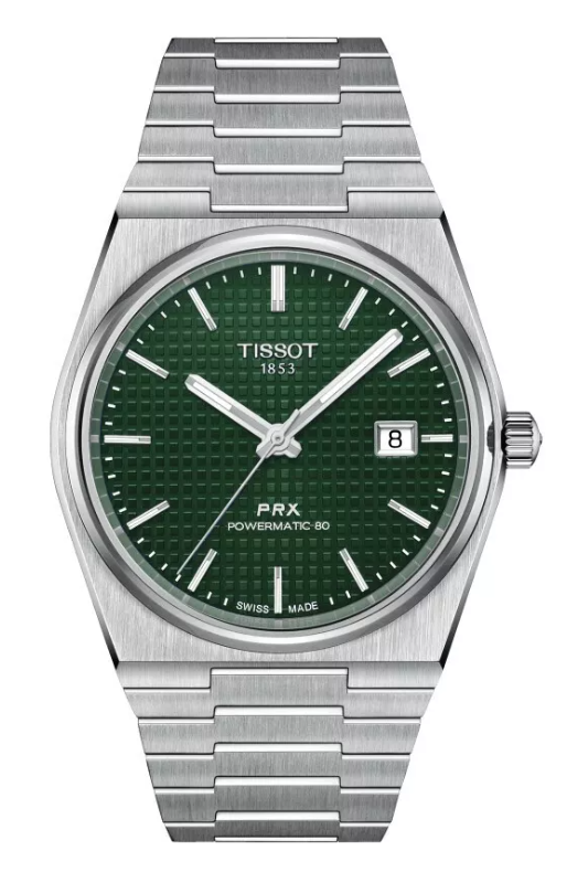 Tissot PRX 35mm com quadrados