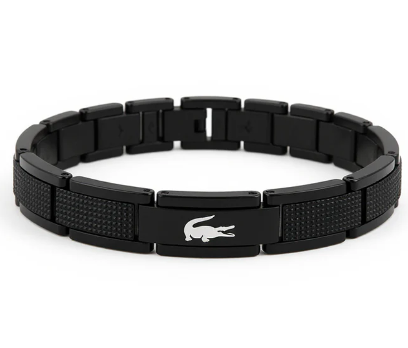 Bracelet Lacoste Homme Argenté