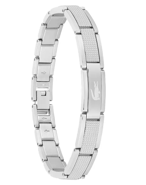 Bracelet Lacoste Homme Argenté