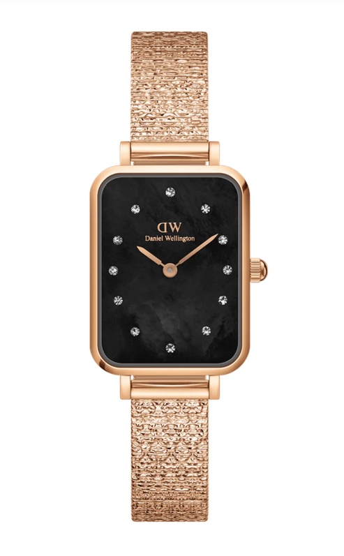 Relógio Daniel Wellington Quadro banhado a ouro em aço inoxidável (316L)