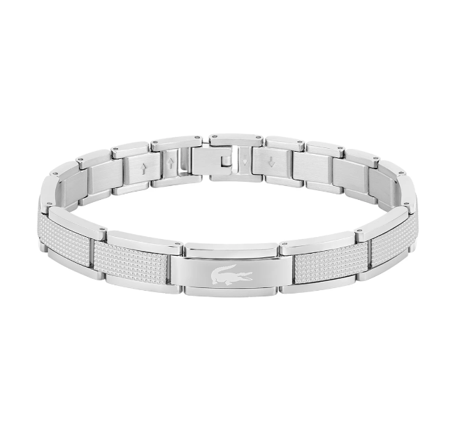 Bracelet Lacoste Homme Argenté