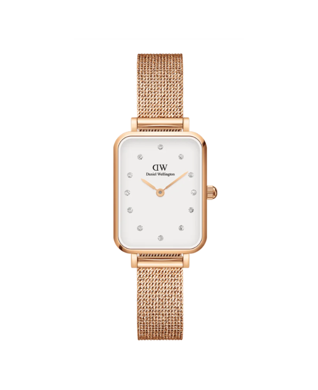 Relógio Daniel Wellington Quadro banhado a ouro em aço inoxidável (316L)