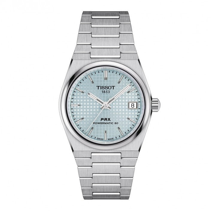 Tissot PRX 35mm com quadrados